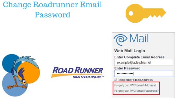 Change Roadrunner email password